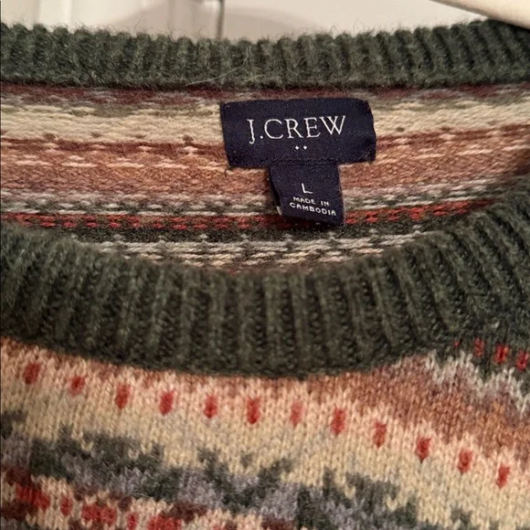 J Crew Fair Isle Sweater